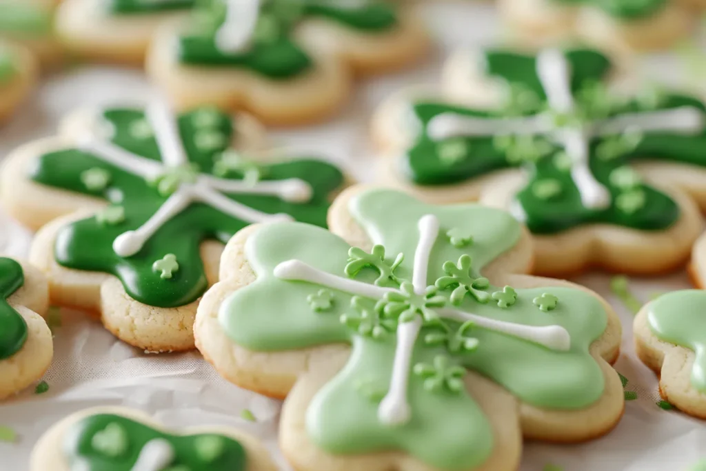 St. Patrick’s Day Shamrock Sugar Cookies