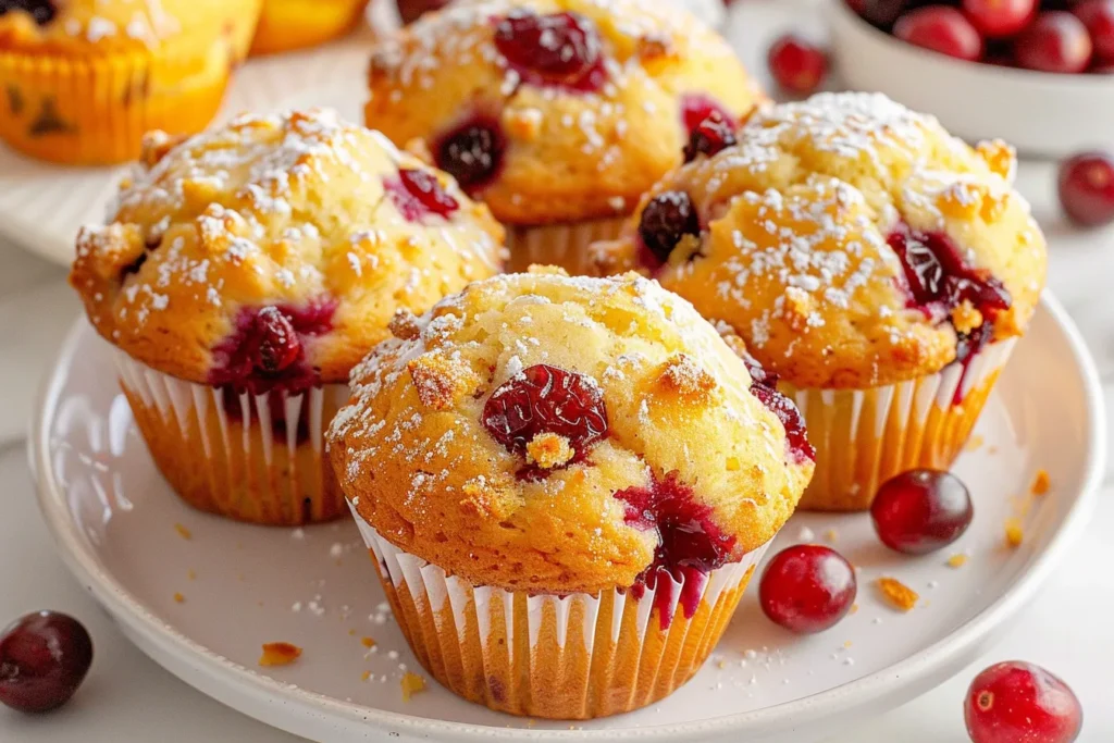 The Best Orange Cranberry Muffins