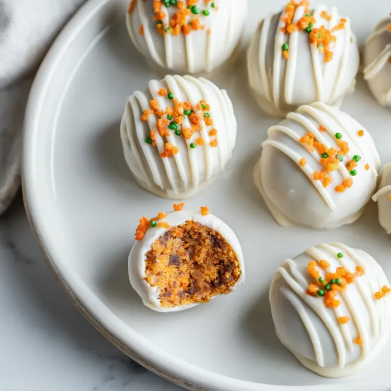 Carrot Cake Truffles