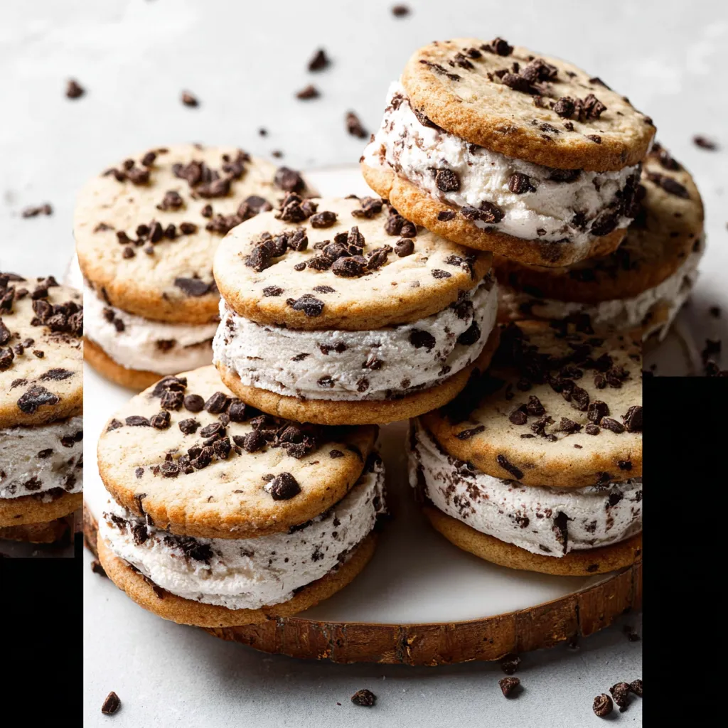Cookie Ice Cream Sandwiches