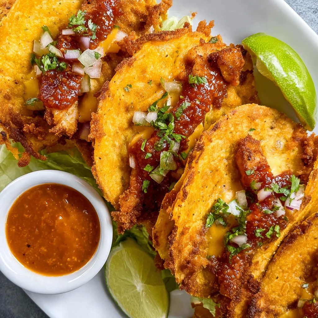 Crispy Chicken Tacos