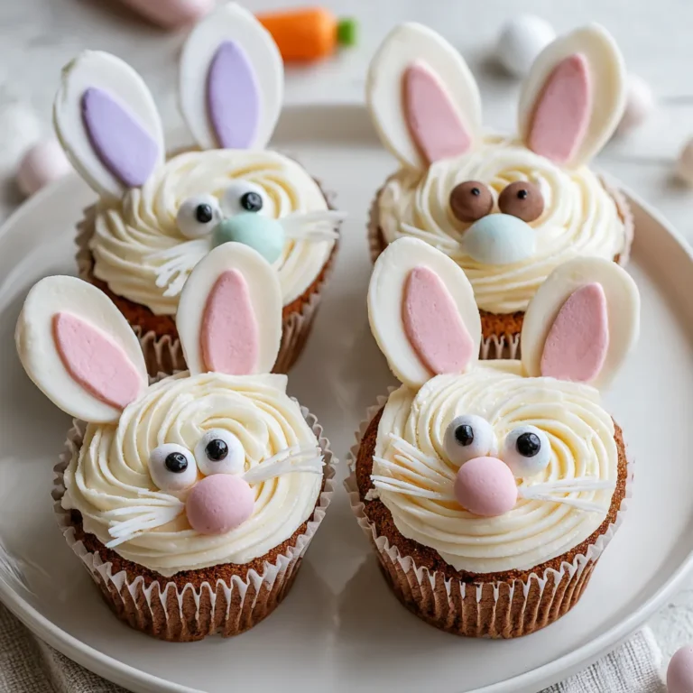 Easter Bunny Cupcakes