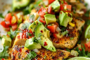 FIESTA LIME CHICKEN RECIPE WITH AVOCADO
