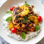 Hawaiian Chicken With Coconut Rice
