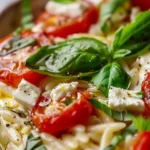 Healthy Baked Feta Orzo