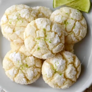 LIME CRINKLE COOKIES