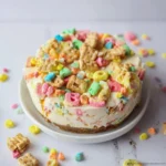 Lucky Charms Cheesecake (No Bake)