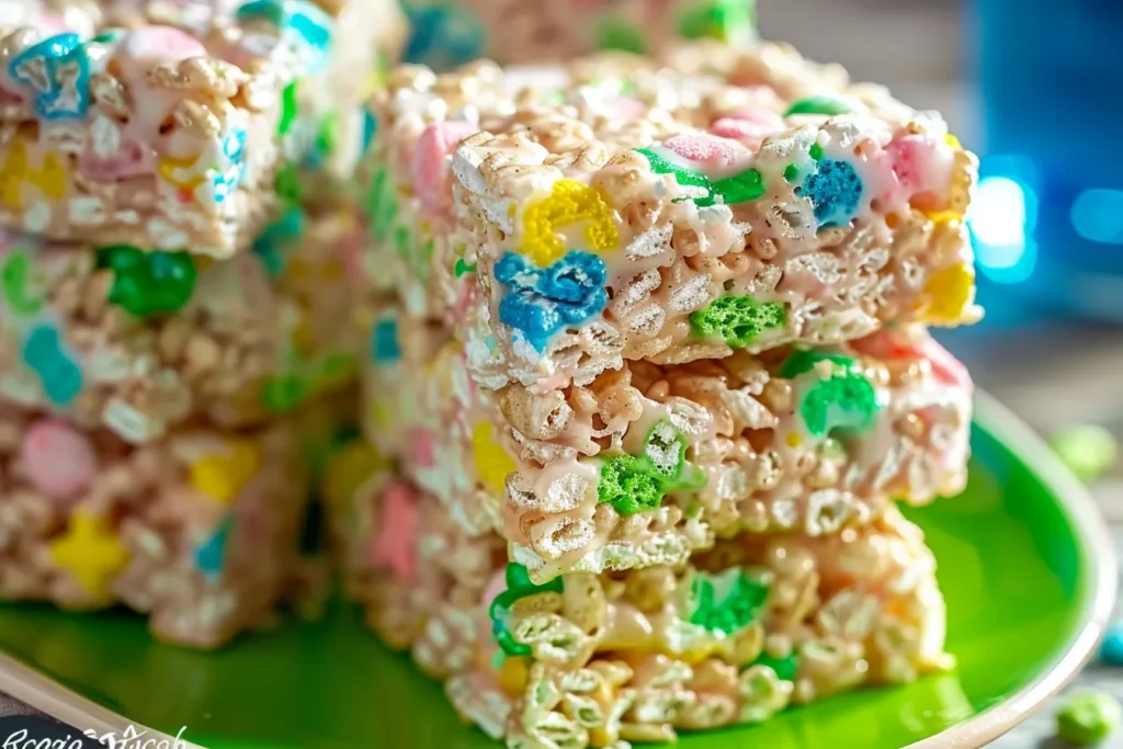 Lucky Charms Rice Krispie Treats
