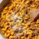 One Pot Creamy Ground Beef Pasta