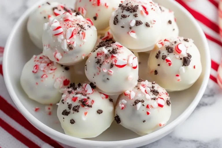 Peppermint Oreo Truffles