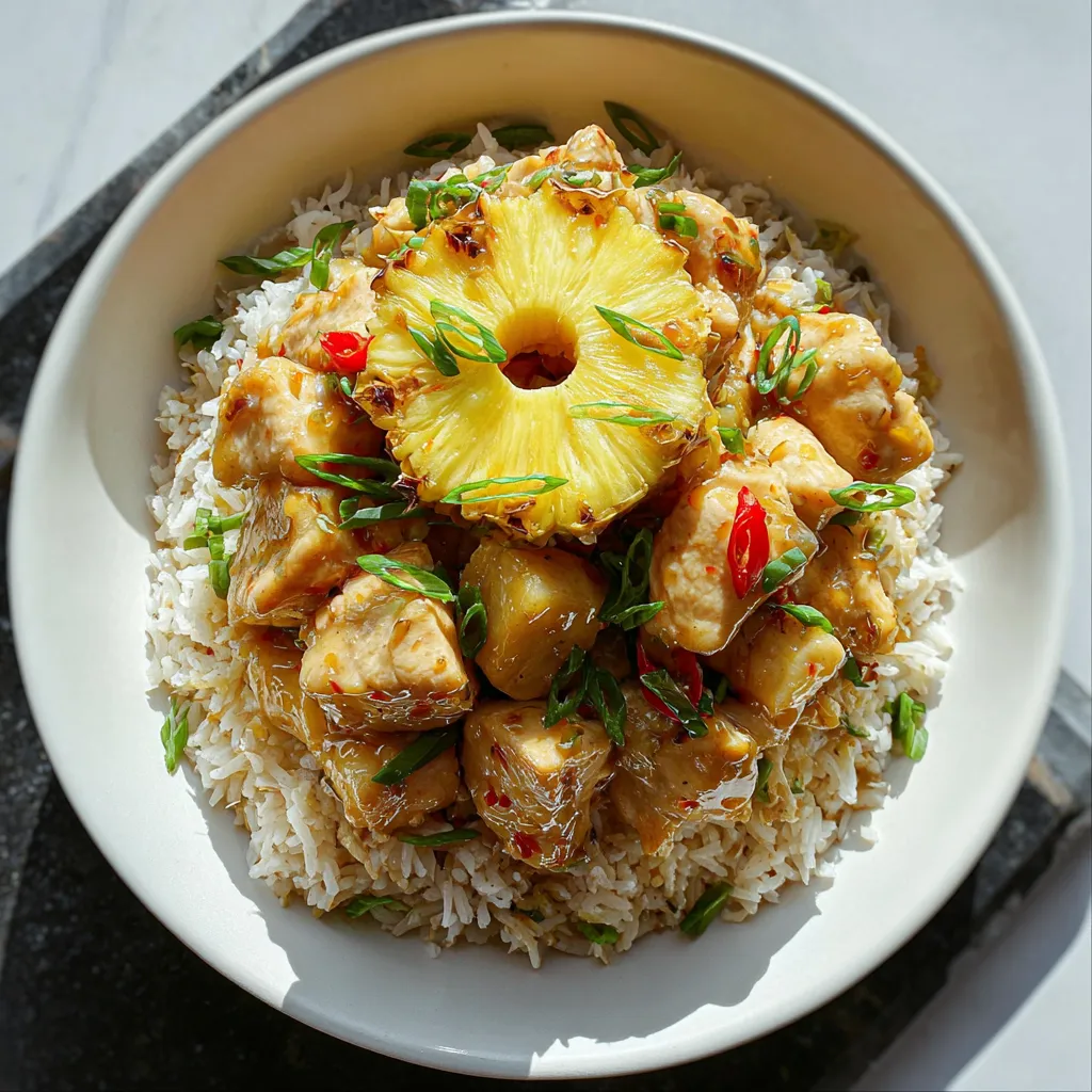 Pineapple Chicken and Rice 7 Pineapple Chicken and Rice
