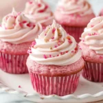 Pink Velvet Cupcakes