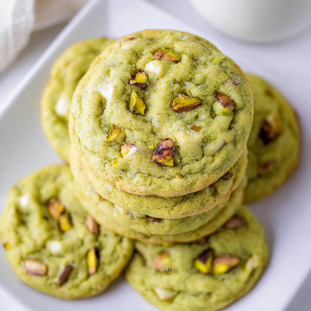 Pistachio Pudding Cookies 8 Pistachio Pudding Cookies