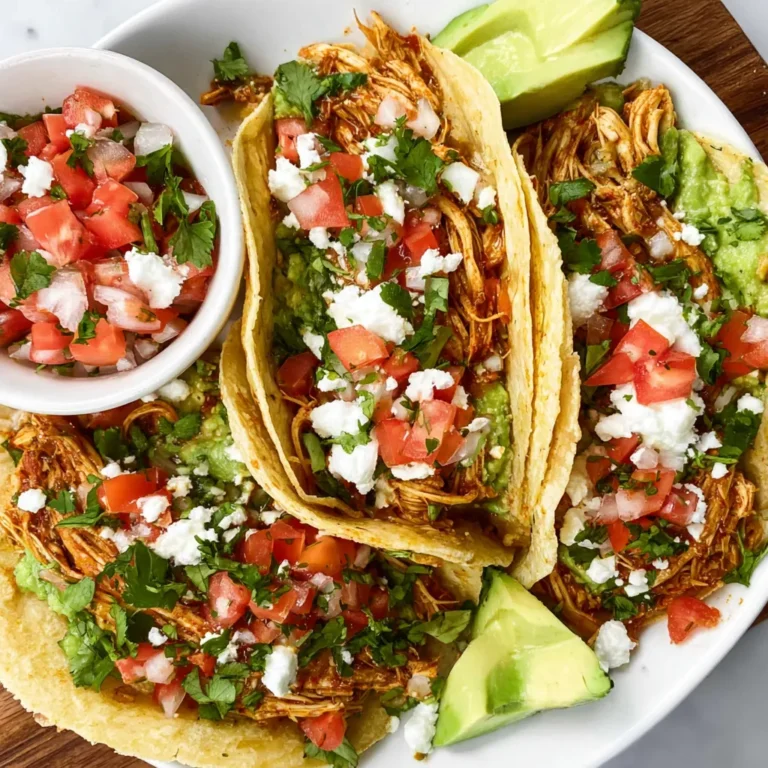Slow Cooker Chicken Tacos
