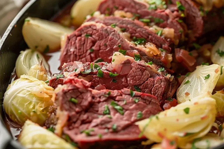 Slow Cooker Corned Beef And Cabbage