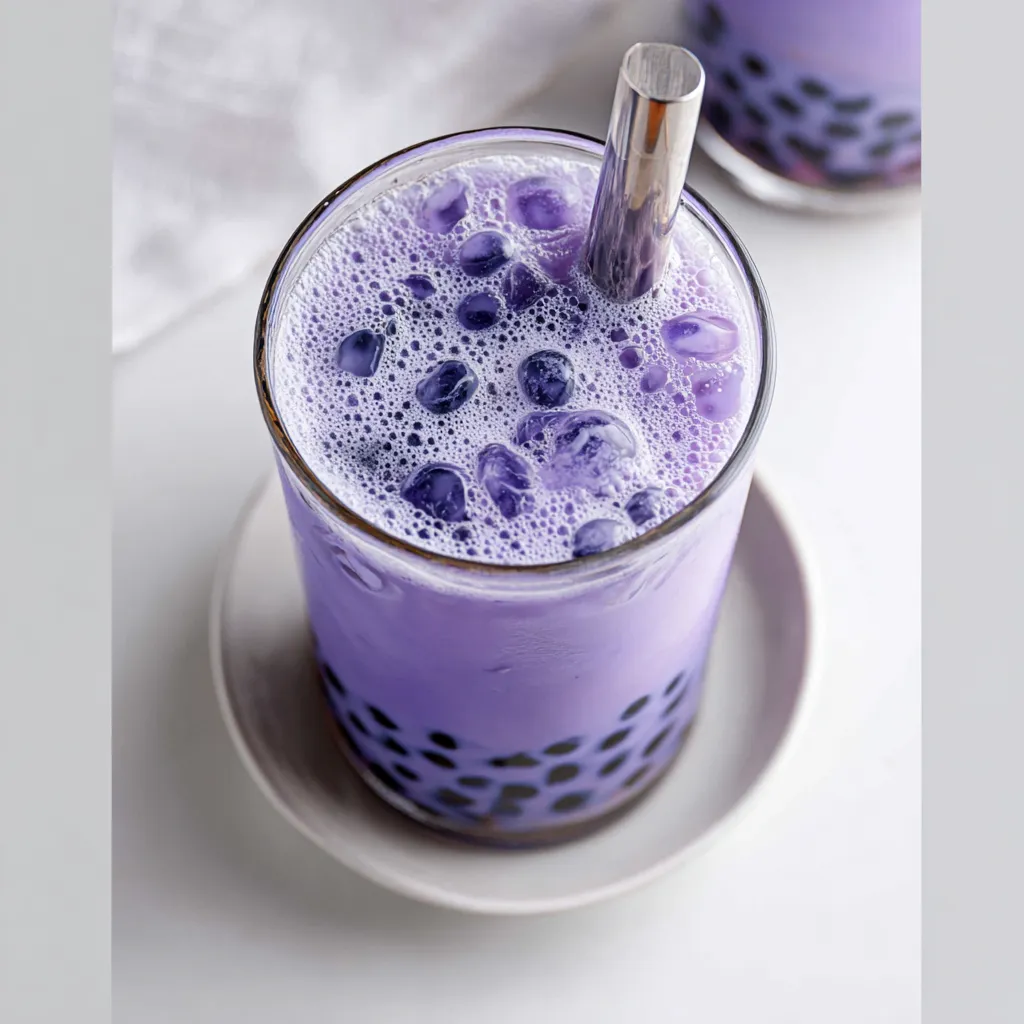 Ube Milk Tea (Ube Bubble Tea)