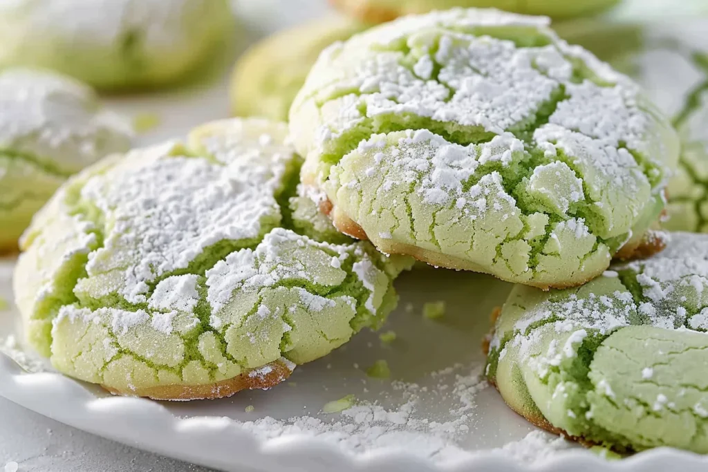 St. Patrick’s Day Crinkle Cookies