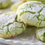 St. Patrick's Day Crinkle Cookies