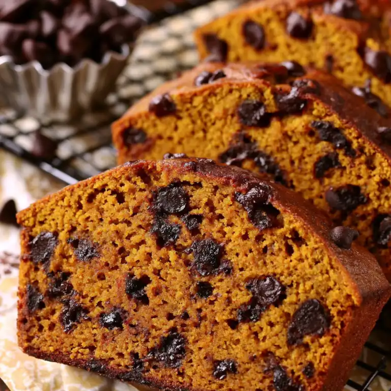Brown Butter Chocolate Chip Pumpkin Bread - featured image
