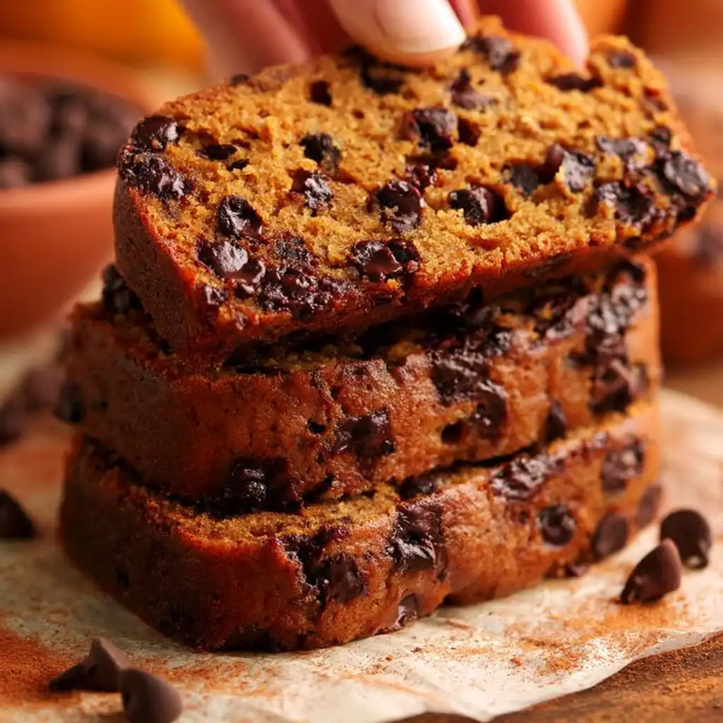 Brown Butter Chocolate Chip Pumpkin Bread - step by step