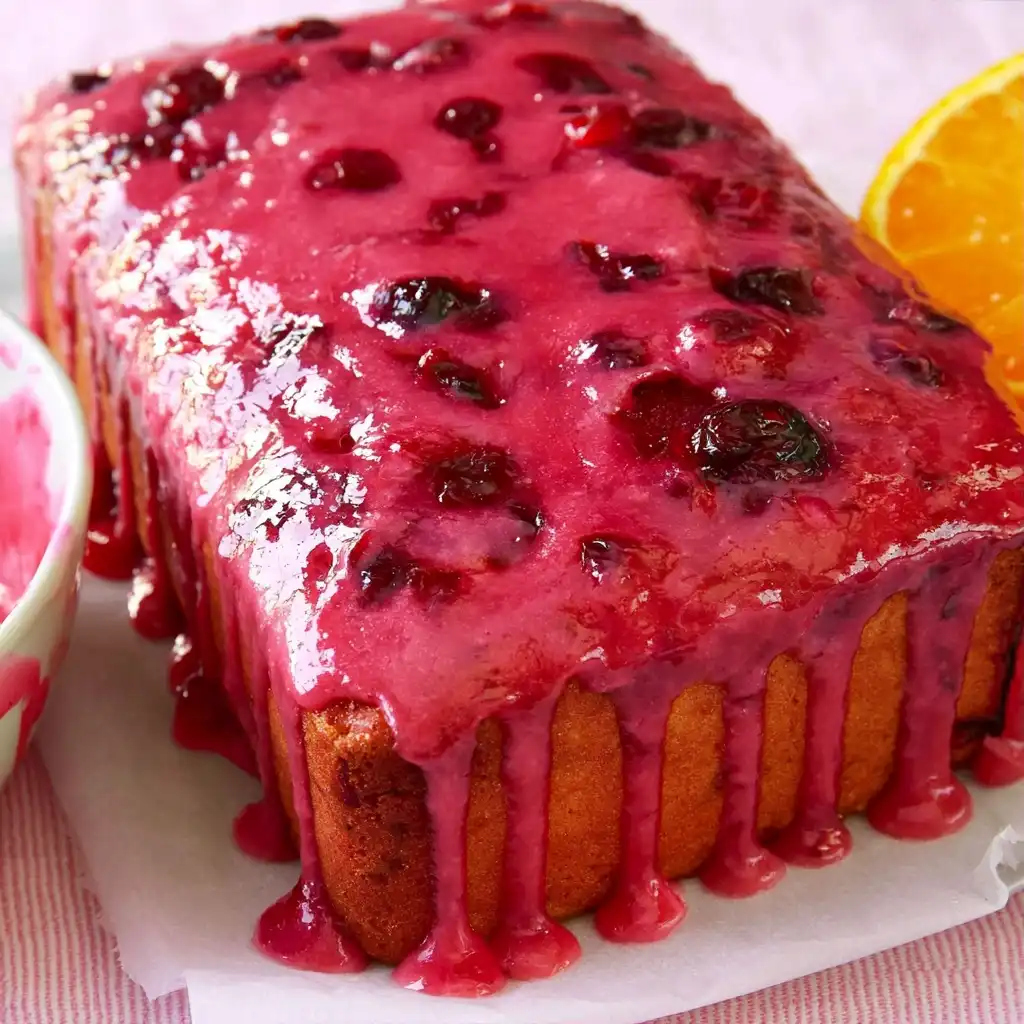 Glazed Orange Cranberry Bread - step by step