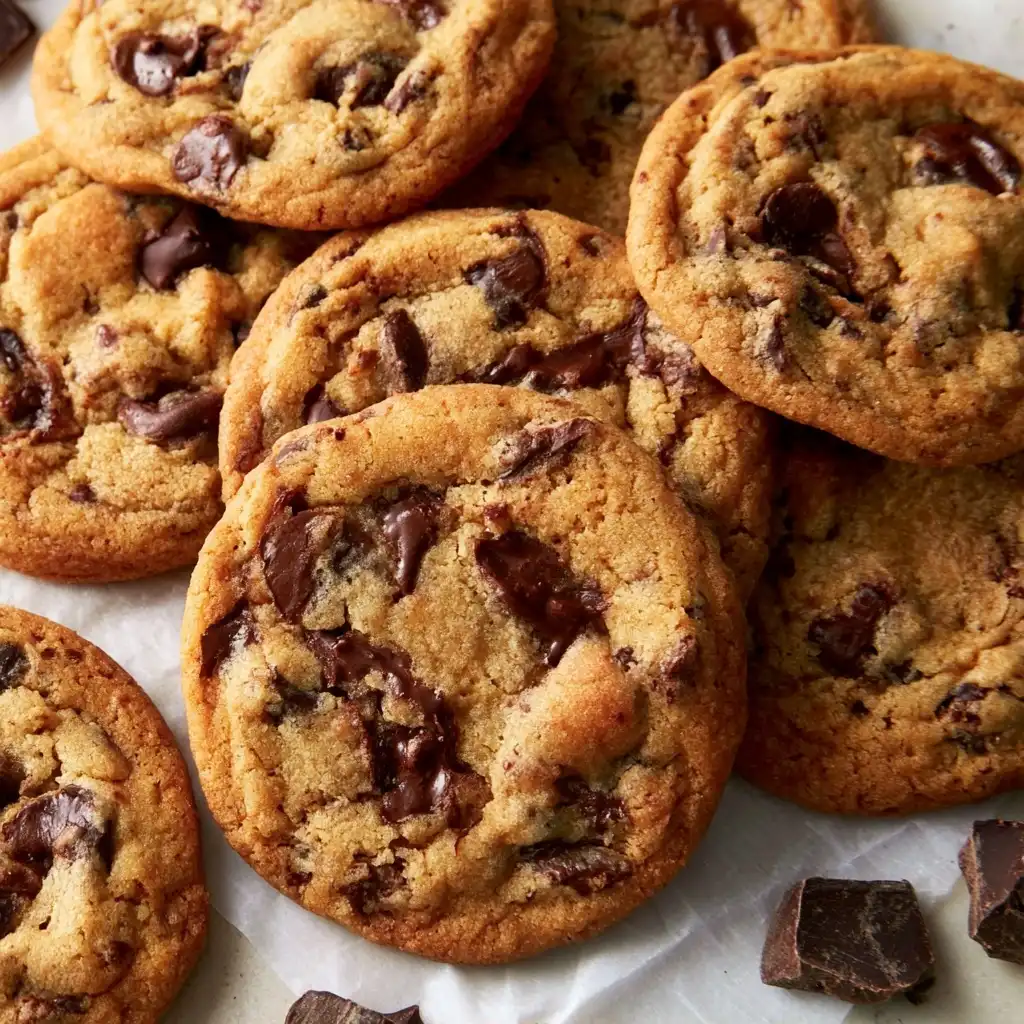 BEST Chewy Brown Butter Chocolate Chip Cookies (with VIDEO) - featured image
