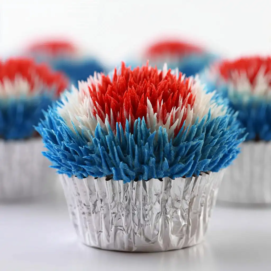 How to Decorate Firework Cupcakes - featured image