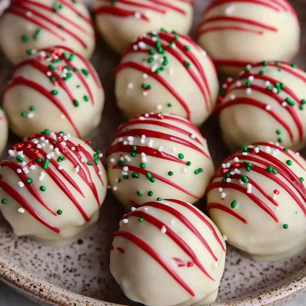 Christmas Tree Cake Truffles with Little Debbies cakes - step by step