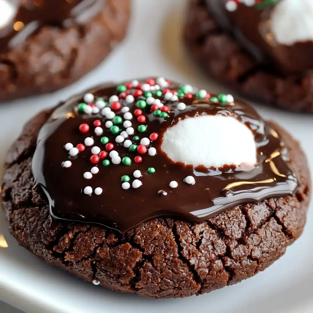 Hot Cocoa Cookies - step by step