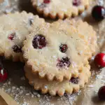 Cranberry Orange Shortbread Cookies Recipe - featured image