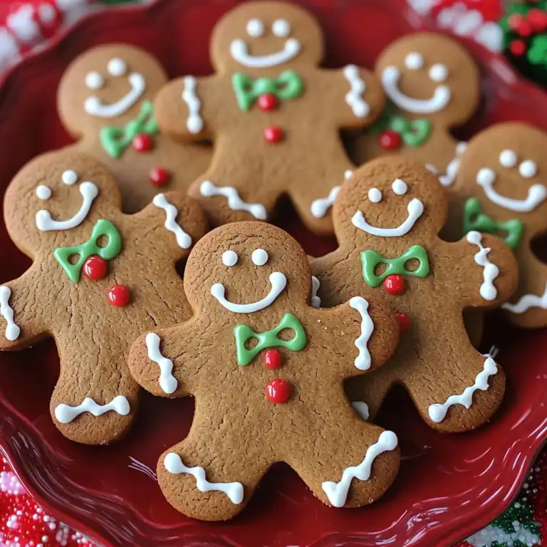 Soft and Chewy Gingerbread Men Cookies - featured image