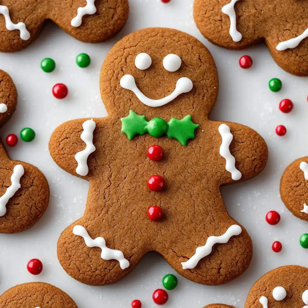 Soft and Chewy Gingerbread Men Cookies - step by step