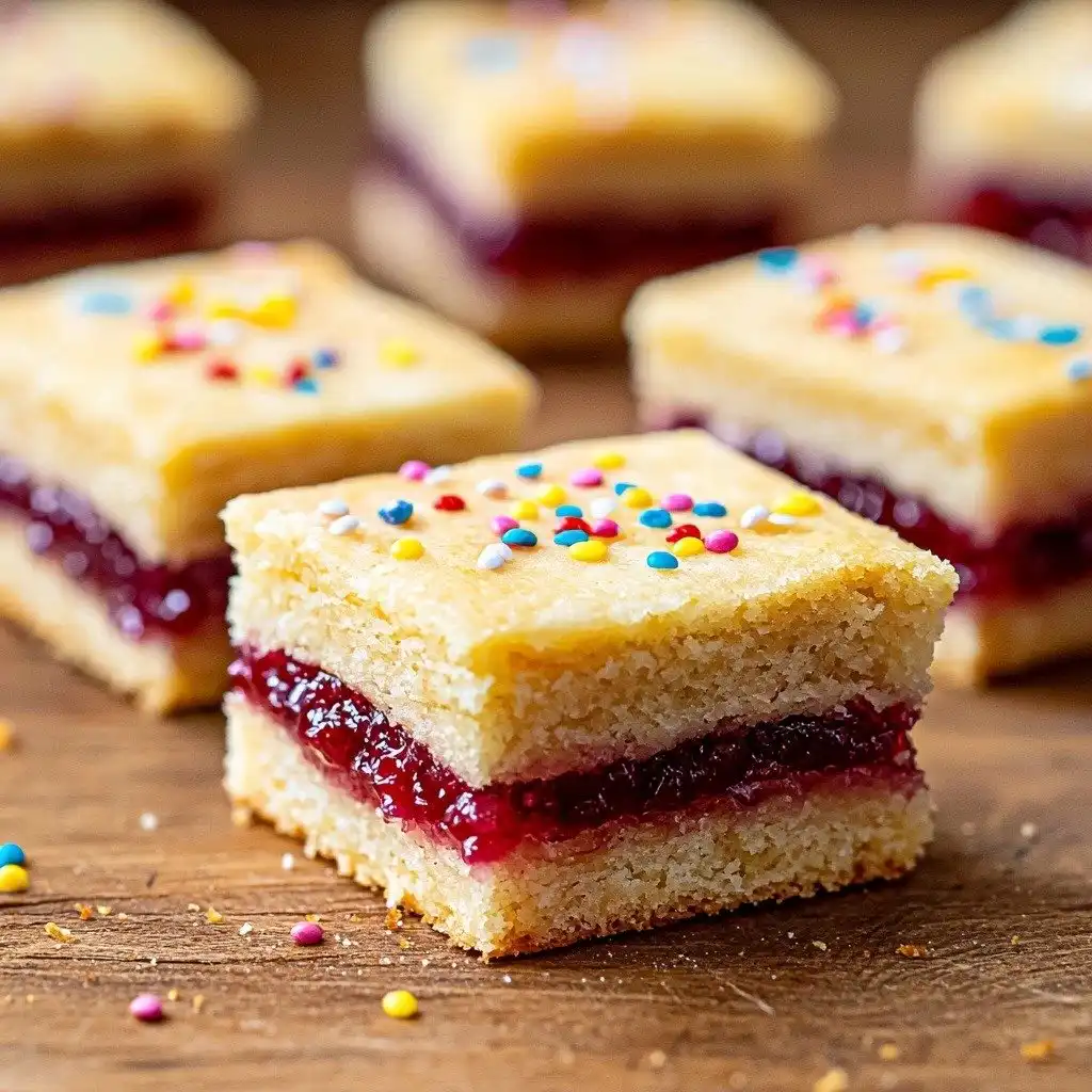 Poptart Cookie Bars - step by step