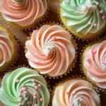 Rainbow Sherbet Cupcakes - featured image