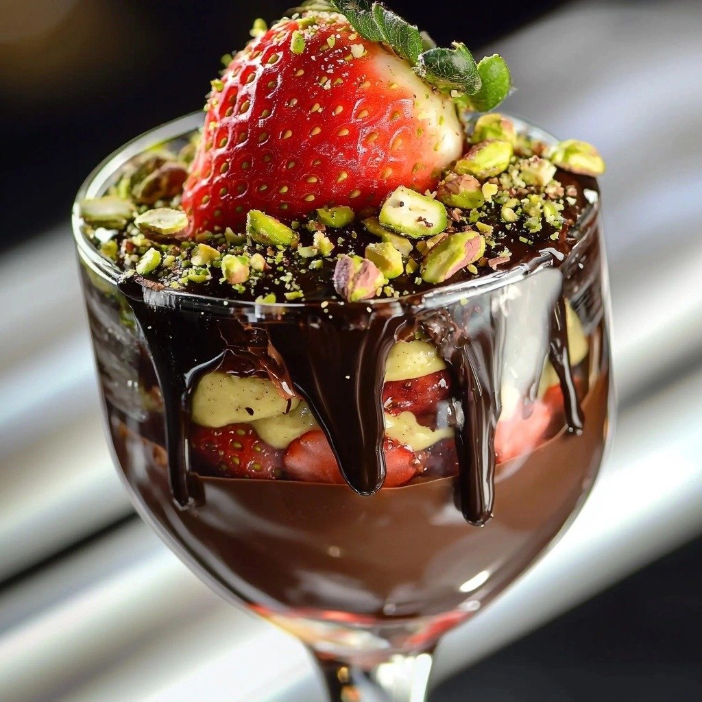 Dubai Chocolate Strawberries - step by step