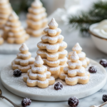 Stacked Sugar Cookie Christmas Trees - featured image