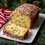 Funfetti Christmas Loaf - featured image