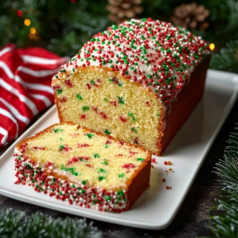 Funfetti Christmas Loaf - featured image
