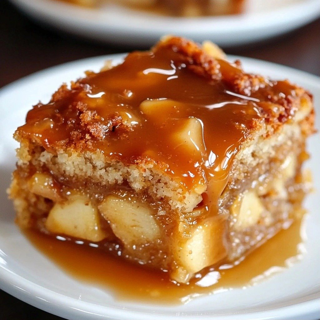 Apple Pecan Cake - step by step