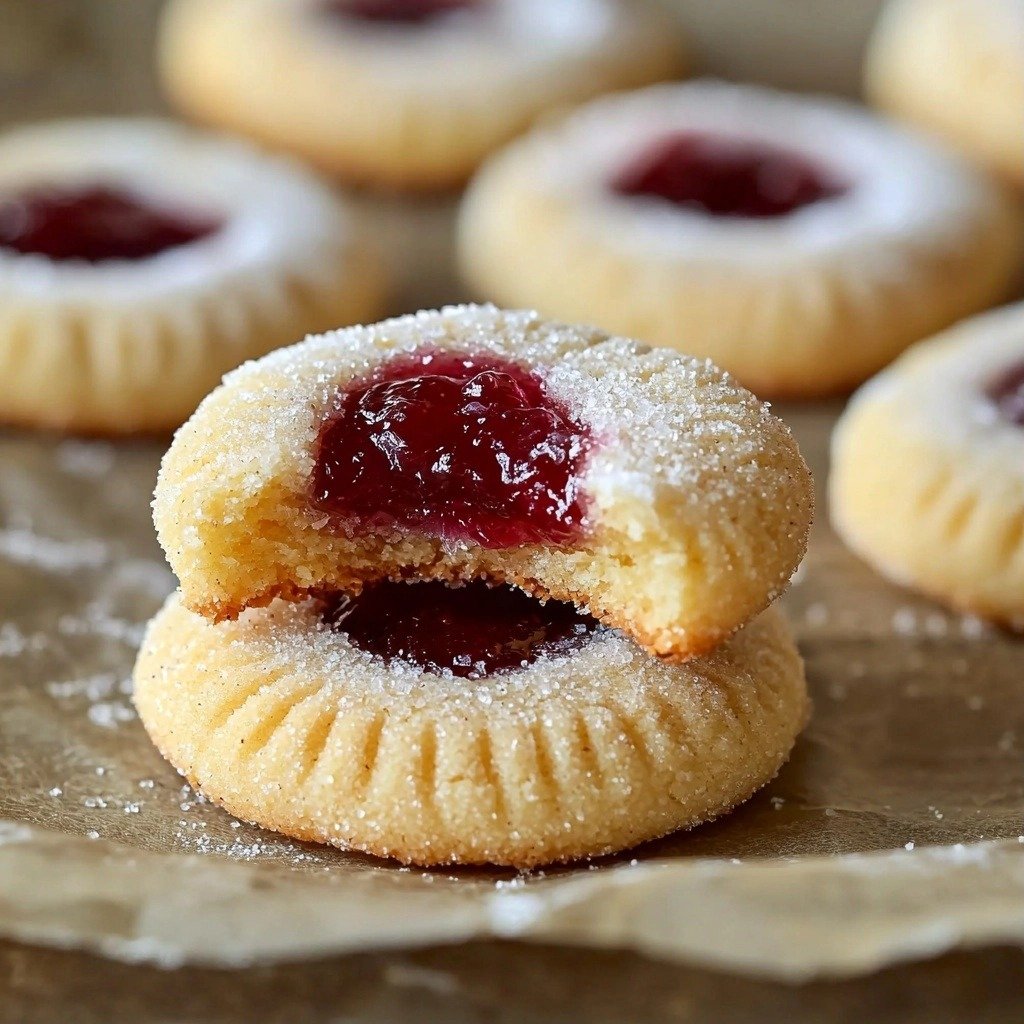 Lemon Cookies with Raspberry Curd - step by step