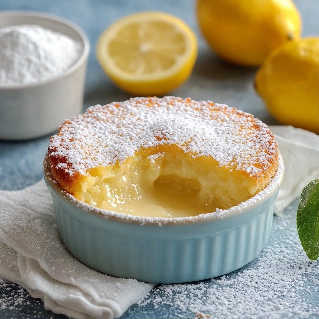 Moist Lemon Pudding Cake 5 Moist Lemon Pudding Cake