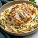 Buttery Garlic Parmesan Chicken Alfredo - featured image