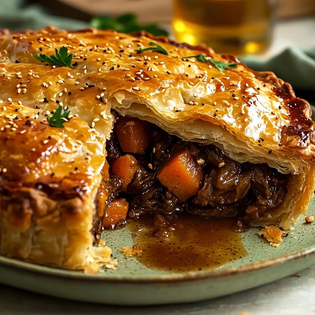 Classic Irish Stew Pie - step by step