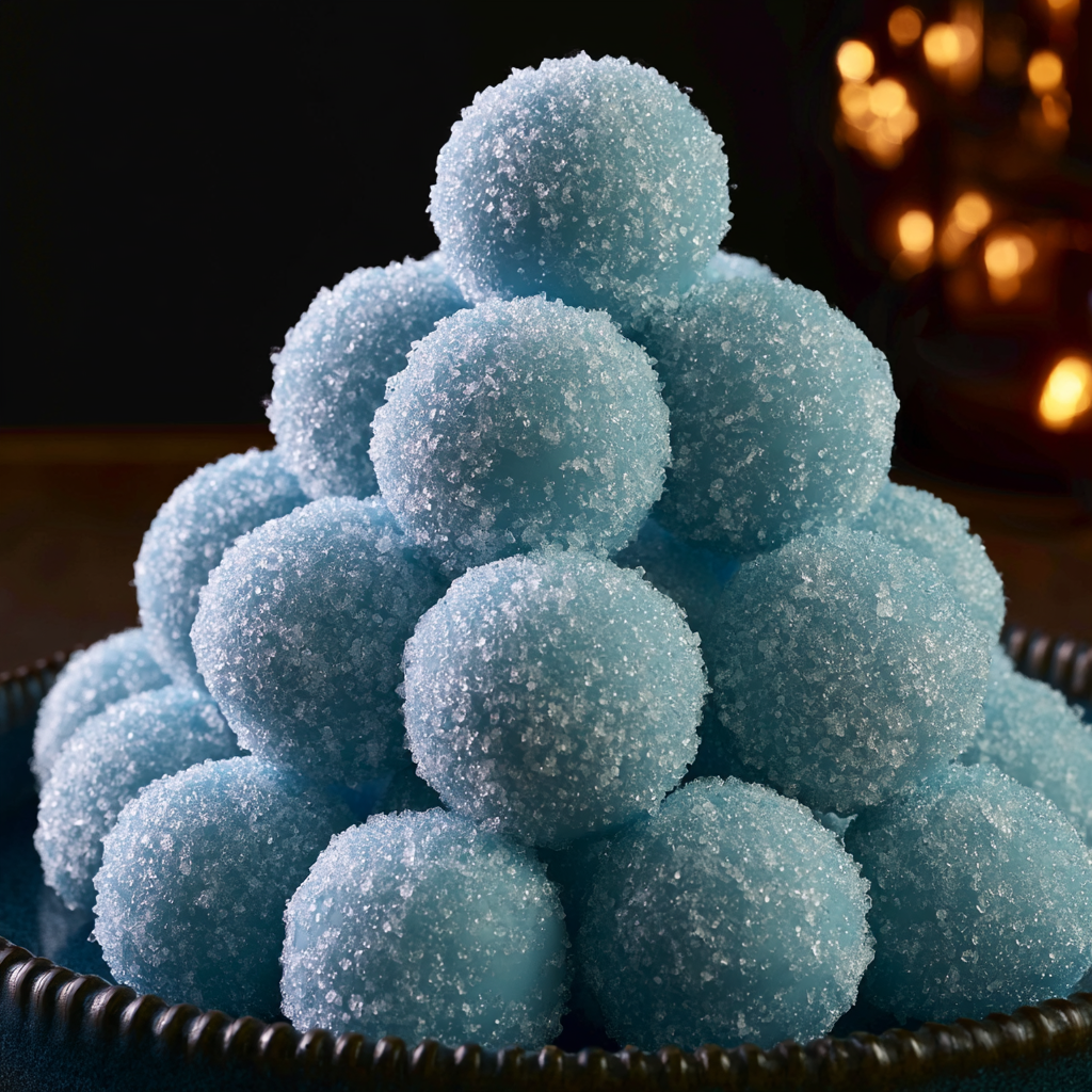 Blue Christmas Truffles