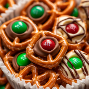 Christmas Pretzel Hugs