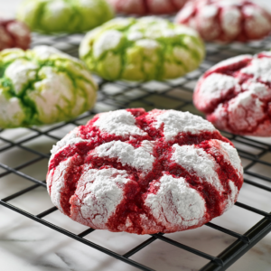 Christmas Crinkle Cookies