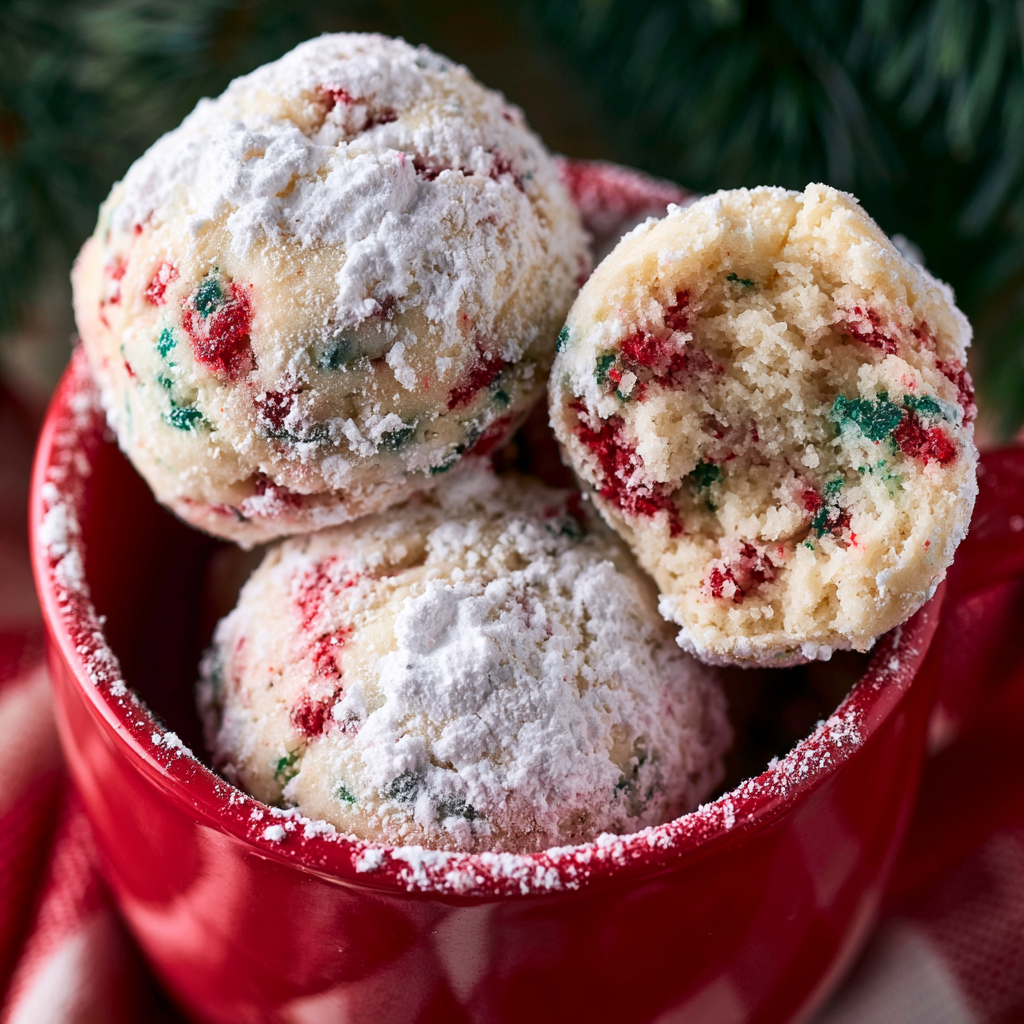 Snowball Cookie Recipe - step by step